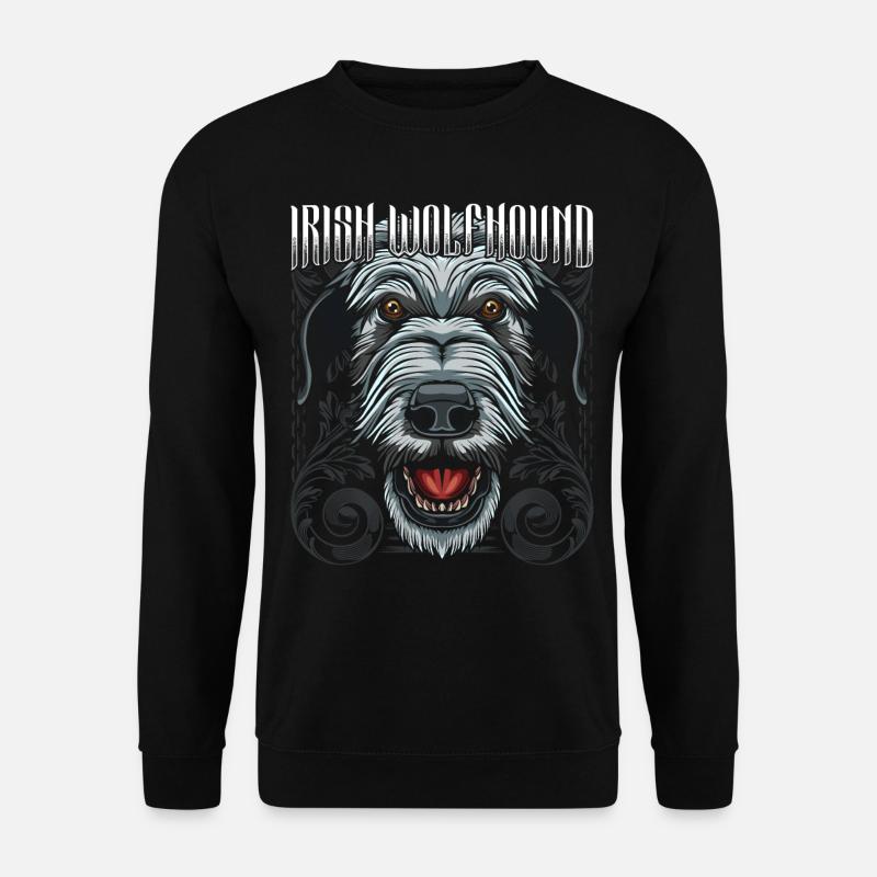 Irish Wolfhound - Unisex Sweatshirt - black