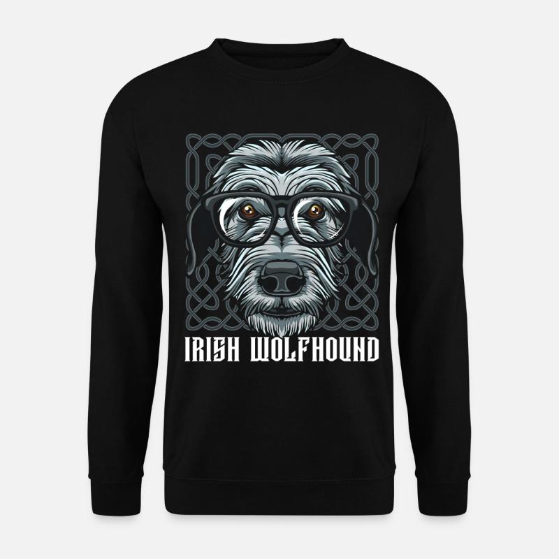 Irischer Wolfshund - Unisex Pullover - Schwarz