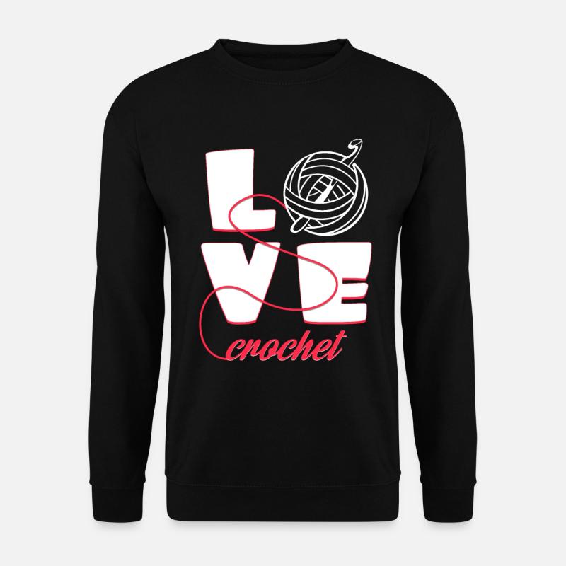 Crochet - Unisex Sweatshirt - black