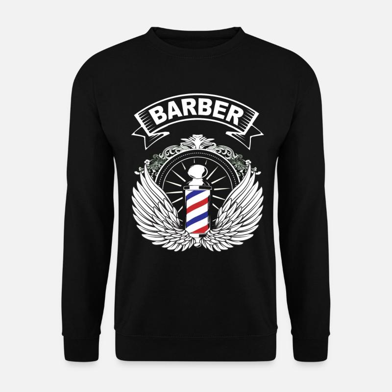 Barber - Barber Pole - Cadeau graphique - Sweat-shirt Unisexe - noir