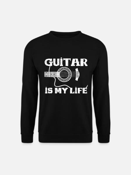 Gitarren - Unisex Pullover - Schwarz