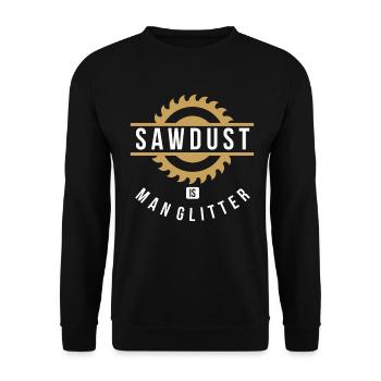 Woodworker lumberjacks Gifts - Unisex Pullover - Schwarz - Vorne - Alina (178cm) & Michal (187cm)