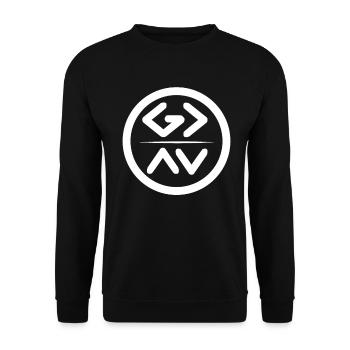 Dieu est plus grand que les hauts et les bas - Sweat-shirt Unisexe - noir - Devant - Alina (178cm) & Michal (187cm)