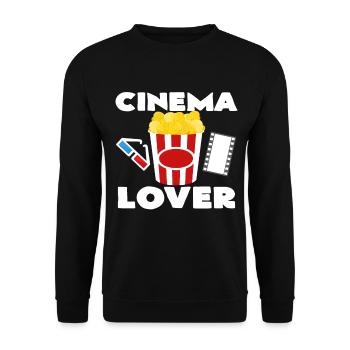 Kino - Unisex Pullover - Schwarz - Vorne - Alina (178cm) & Michal (187cm)