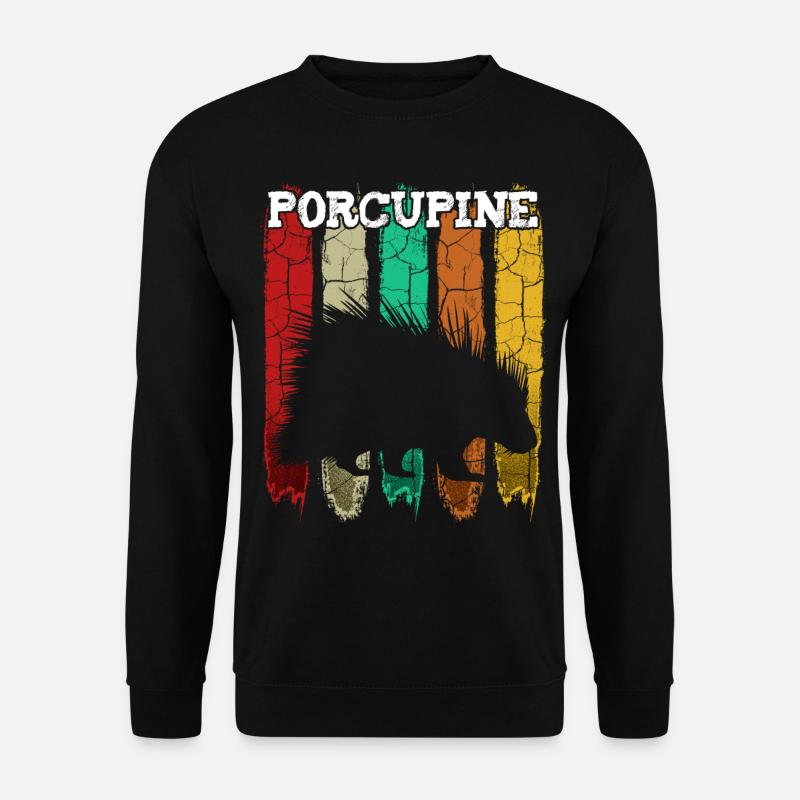 Stachelschweine - Unisex Pullover - Schwarz