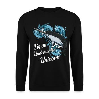 Narwals - Unisex Pullover - Schwarz - Vorne - Alina (178cm) & Michal (187cm)