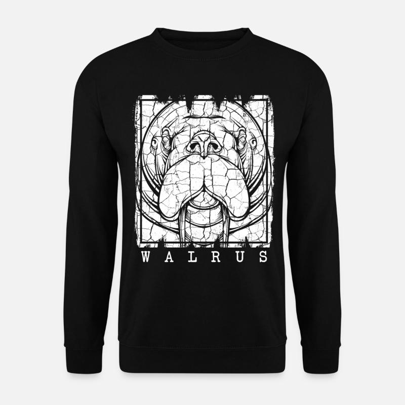 walrus - Unisex Sweatshirt - black