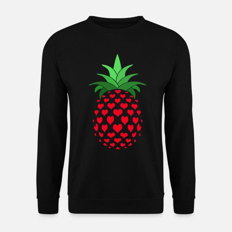 Ananas - Unisex Pullover - Schwarz