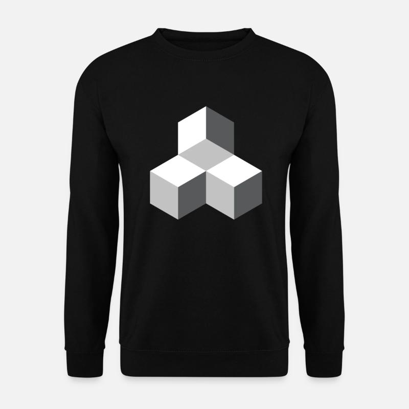Optical Ilusion - Unisex Sweatshirt - black