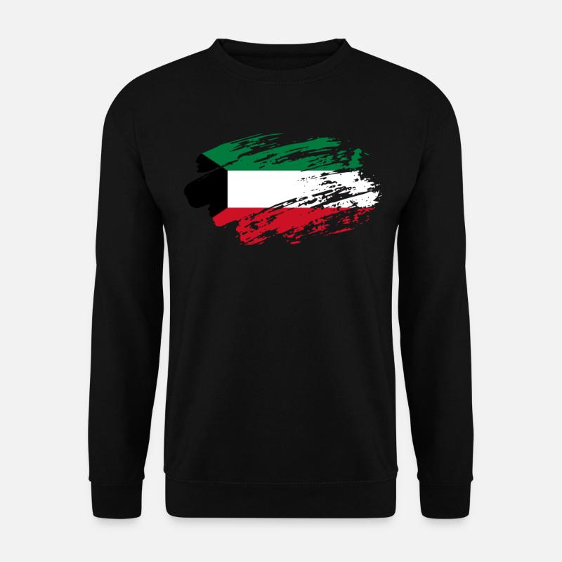 Kuwait Flag Tee - Unisex Pullover - Schwarz