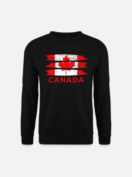 Kanada - Unisex Pullover - Schwarz