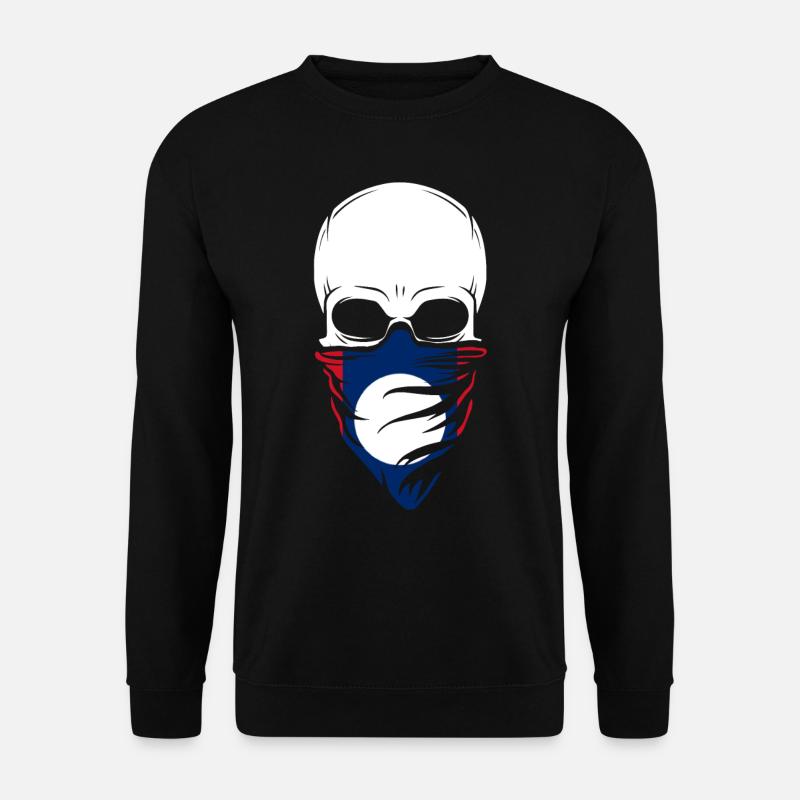 Laos Skull Tea - Laos - Unisex Sweatshirt - black