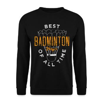 badminton - Sweat-shirt Unisexe - noir - Devant - Alina (178cm) & Michal (187cm)