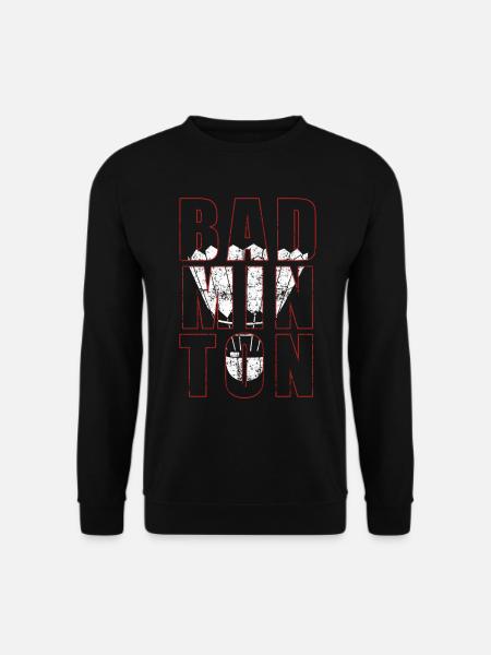 badminton - Unisex Sweatshirt - black