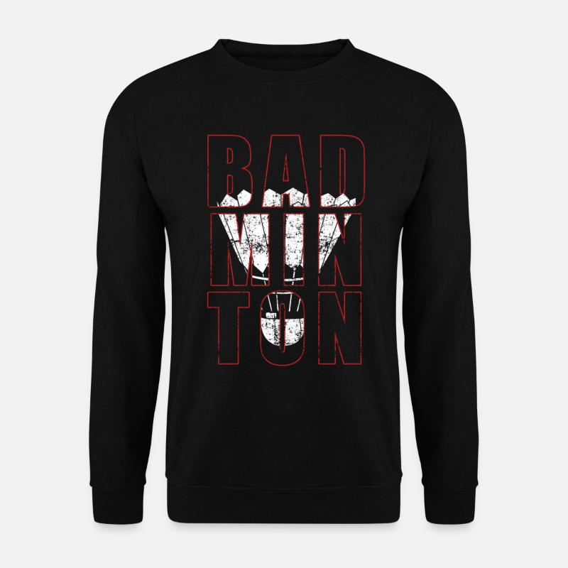 badminton - Sweat-shirt Unisexe - noir