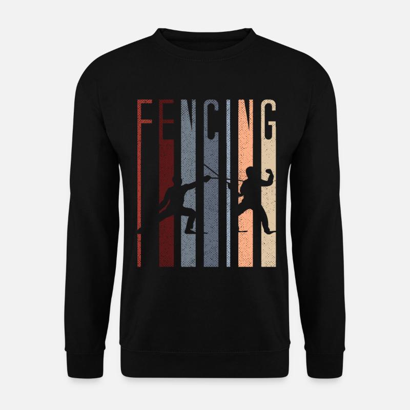 Fechten - Unisex Pullover - Schwarz