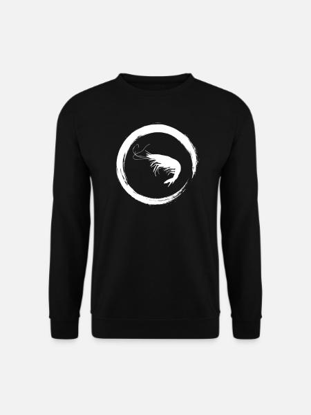 shrimp - Unisex Sweatshirt - black