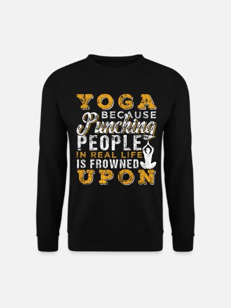 yoga - Unisex sweater - sort