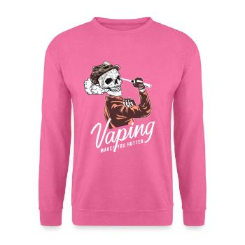 Vapegod - Vaper - Dampfen - Cool - Vape - Dampfen- - Unisex Pullover - Pink - Vorne