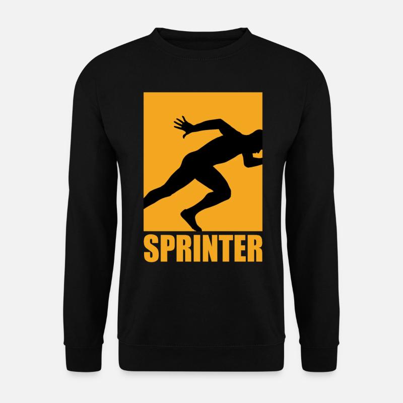 Sprinter Design - Sweat-shirt Unisexe - noir