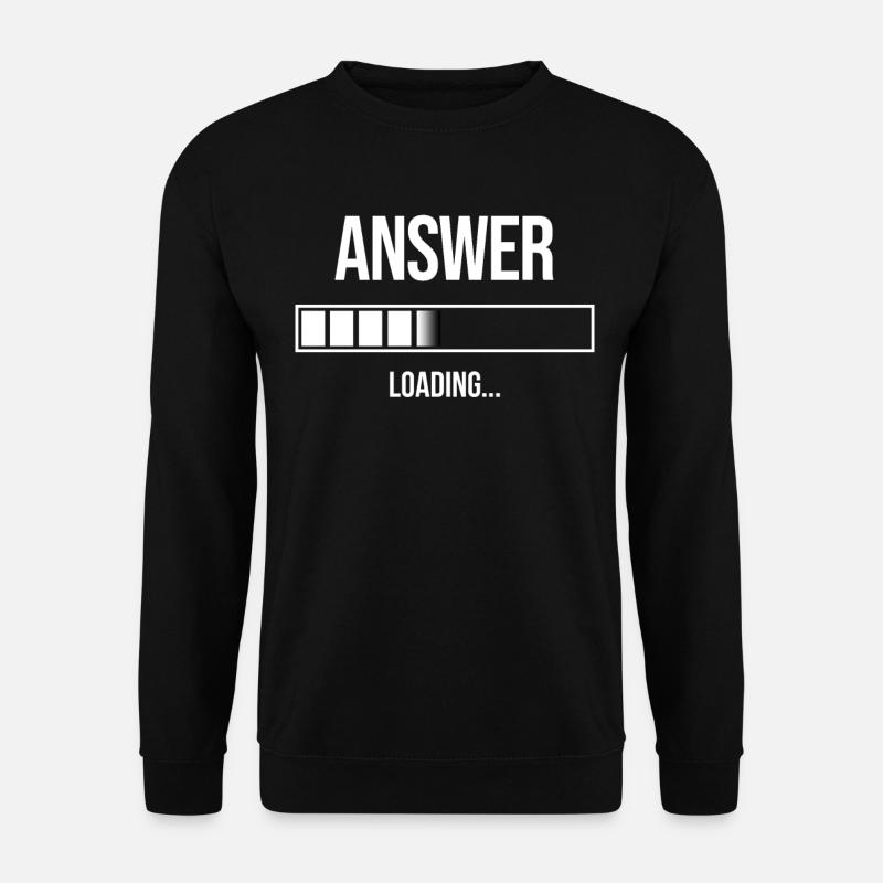 Studenten Geschenk Programmierer Shirt Informatik - Unisex Pullover - Schwarz