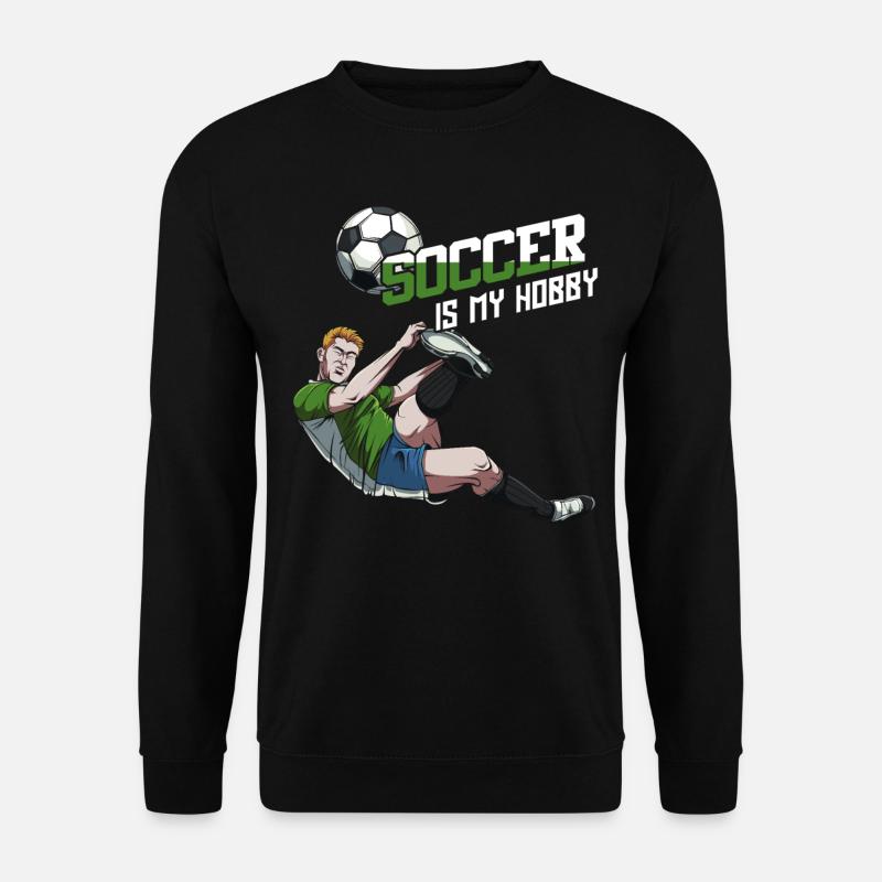 Fußball - Unisex Pullover - Schwarz