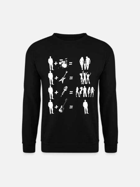 Bass macht einsam - Unisex Pullover - Schwarz