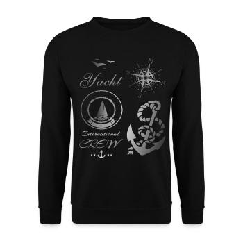 Segelschiffe - Unisex Pullover - Schwarz - Vorne - Alina (178cm) & Michal (187cm)