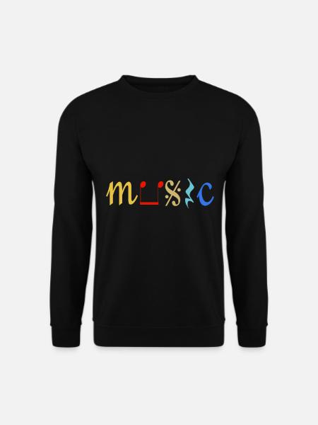 Musik - Unisex Pullover - Schwarz