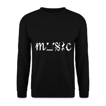 Musique - Sweat-shirt Unisexe - noir - Devant - Alina (178cm) & Michal (187cm)