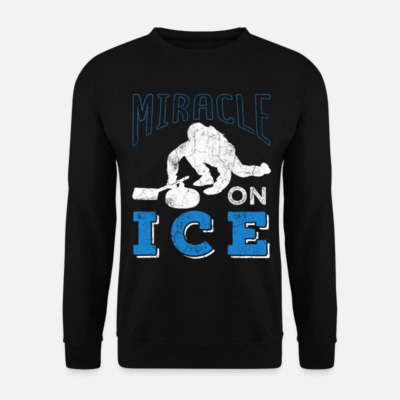 Curling - Unisex Pullover - Schwarz