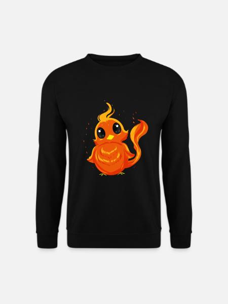 " CUTE PHOENIX " ~ Niedliches Phönix Küken - Unisex Pullover - Schwarz