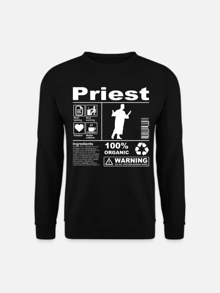 Priest Product Description - Unisex Pullover - Schwarz
