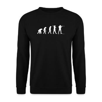 Tee shirt élégant Biathlon Evolution - Sweat-shirt Unisexe - noir - Devant - Alina (178cm) & Michal (187cm)
