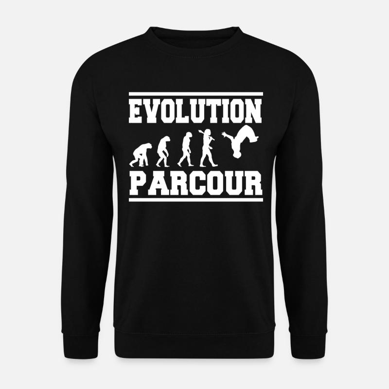 Evolution Parcour - Unisex Pullover - Schwarz