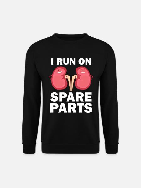 Nierentransplantation Geschenk nach Operation - Unisex Pullover - Schwarz