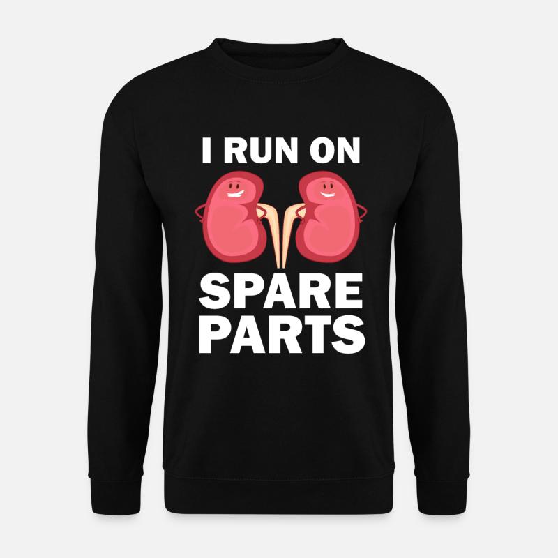 Nyretransplantation gave efter operation - Unisex sweater - sort