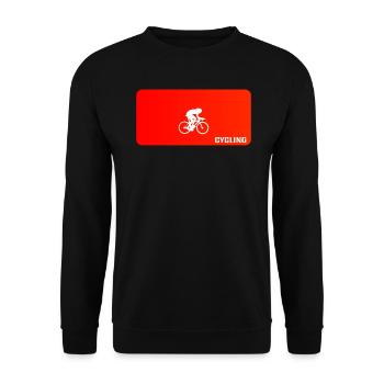 cycling - Sweat-shirt Unisexe - noir - Devant - Alina (178cm) & Michal (187cm)