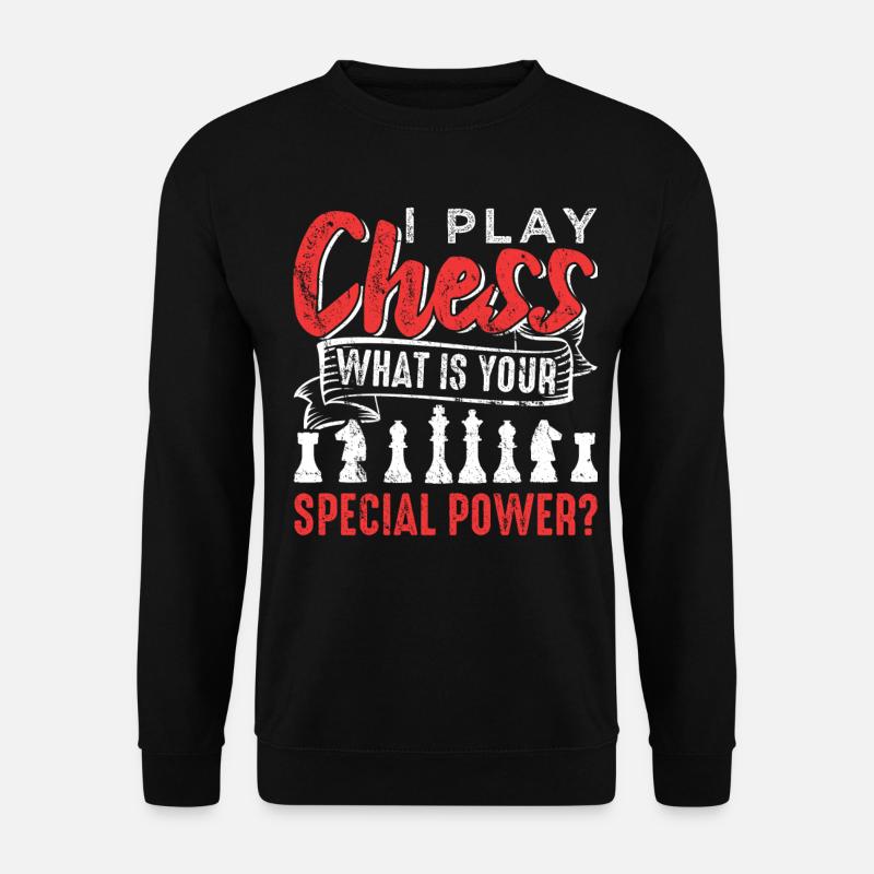 échecs - Sweat-shirt Unisexe - noir