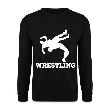 wrestling - Sweat-shirt Unisexe - noir - Devant - Alina (178cm) & Michal (187cm)