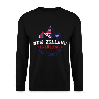 nouvelle-Zélande - Sweat-shirt Unisexe - noir - Devant - Alina (178cm) & Michal (187cm)