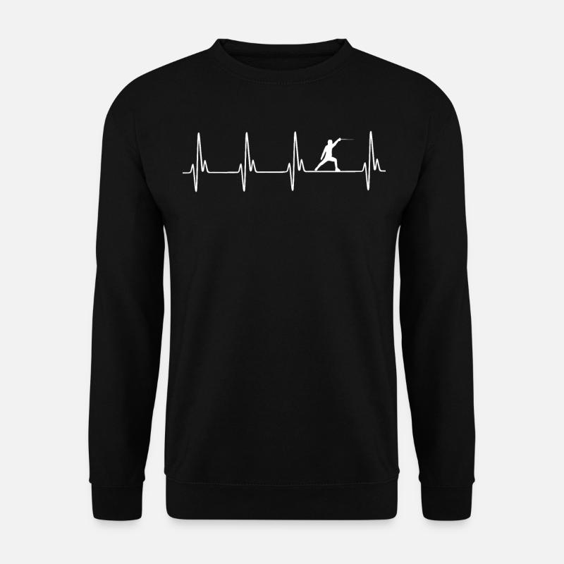 Fencing EKG - Unisex Pullover - Schwarz