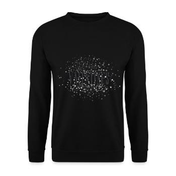 Valentines Tag - Unisex Pullover - Schwarz - Vorne - Alina (178cm) & Michal (187cm)