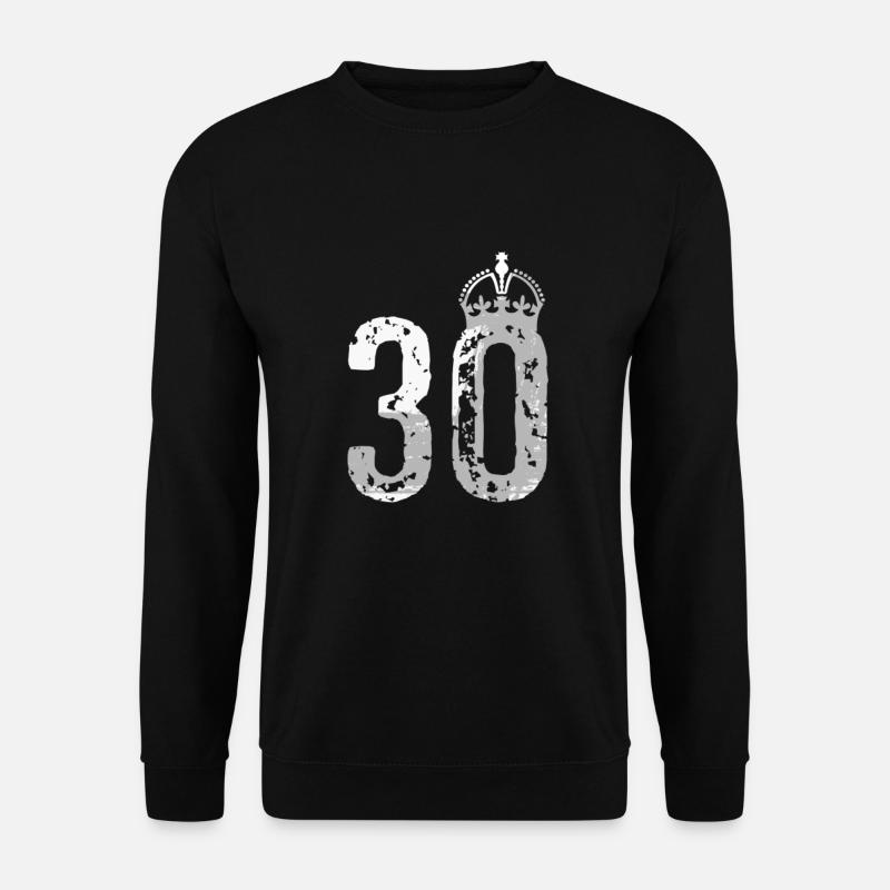 30.Geburtstag - Unisex Pullover - Schwarz