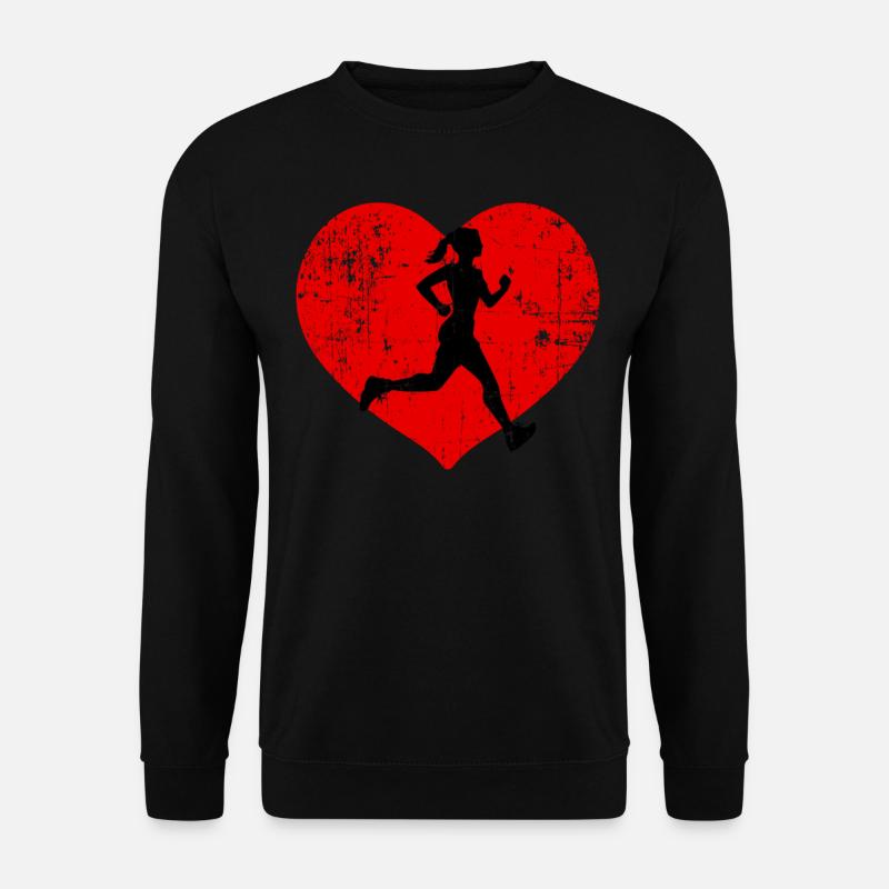 J'aime les coureurs - Sweat-shirt Unisexe - noir