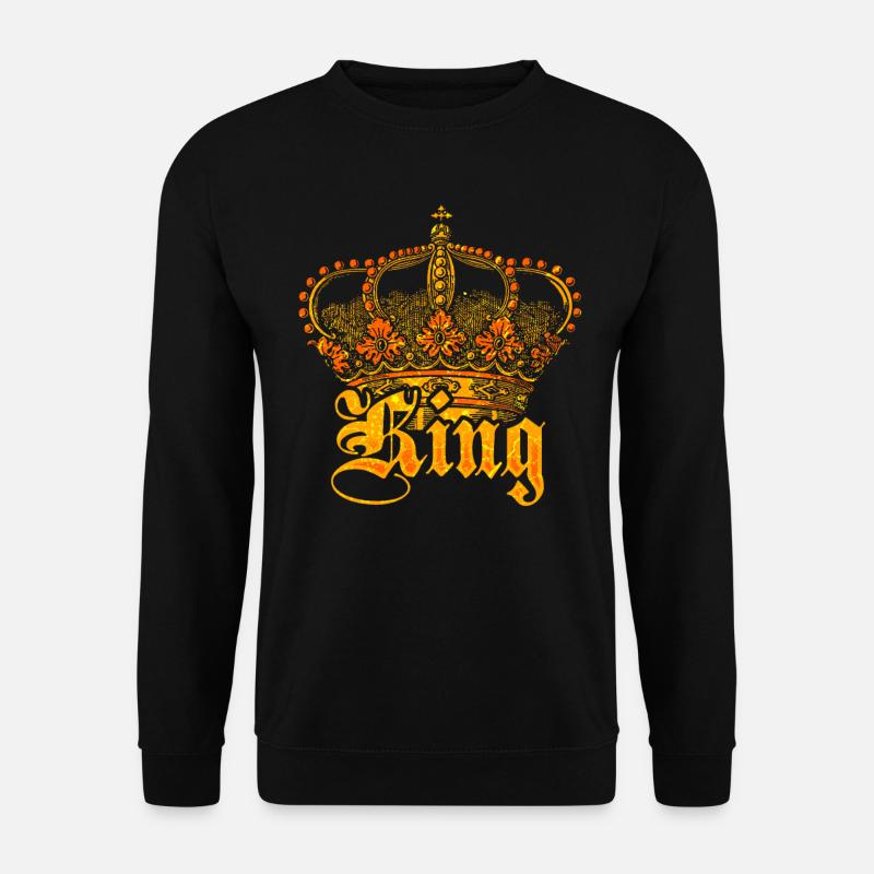 King Crown King - Unisex Sweatshirt - black