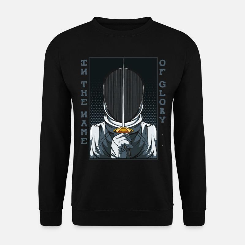 Fechten - Unisex Pullover - Schwarz