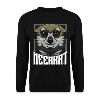 Suricate - Sweat-shirt Unisexe - noir - Devant - Alina (178cm) & Michal (187cm)