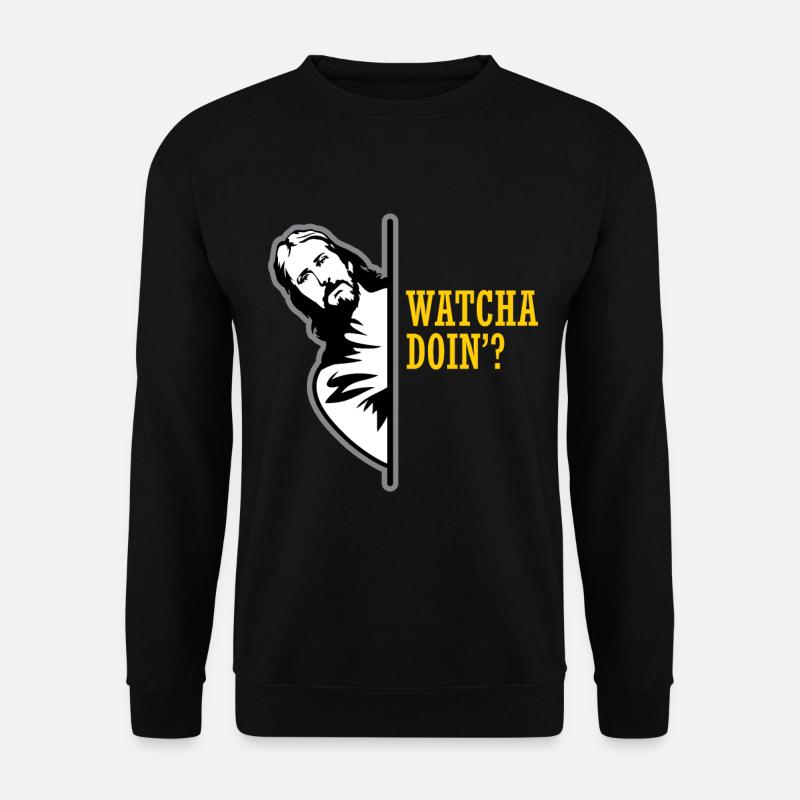 Lustiges Jesus Geschenk Meme Religiöser Witz - Unisex Pullover - Schwarz