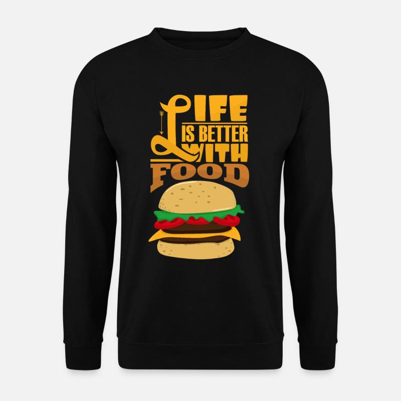 hamburger - Unisex Sweatshirt - black
